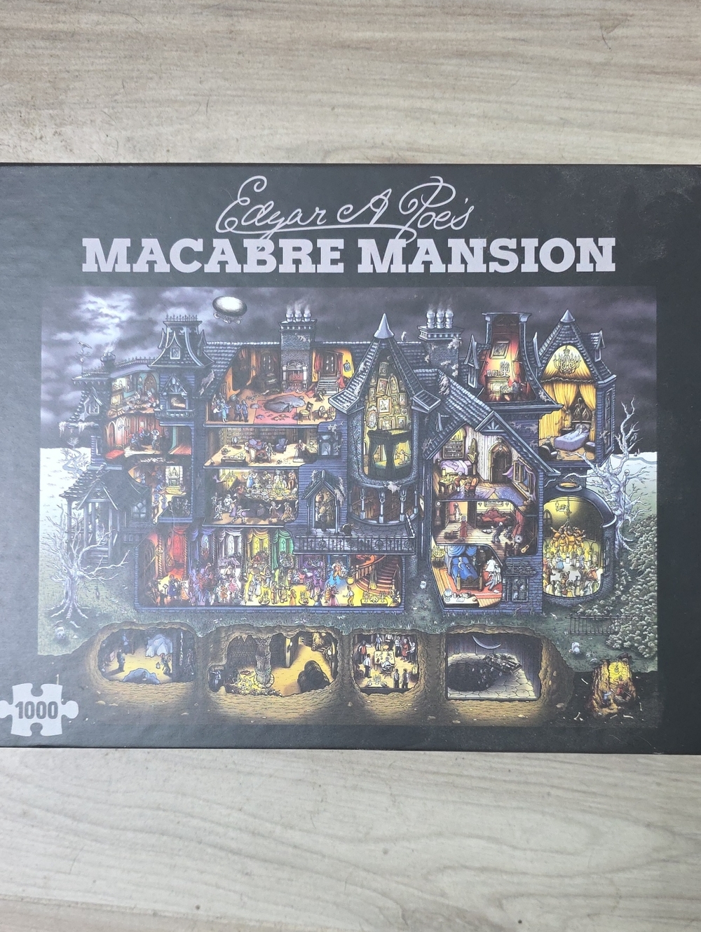 Edgar Allen Poe Macabre Mansion 1000 Piece Puzzle